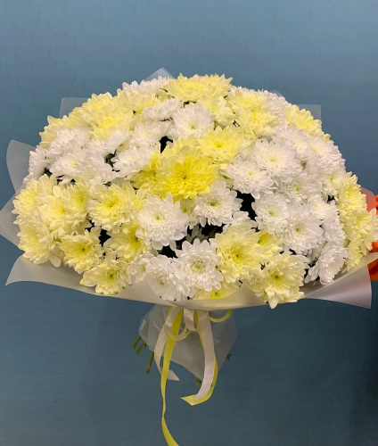Букет из 25 Кустовых хризантем арт. 7325