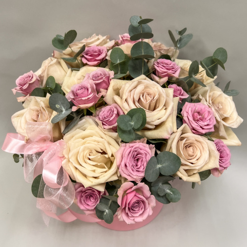 Коробка с розами "Дольче вита" арт. 45003