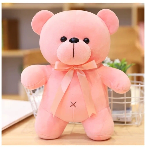 Игрушка Мишка цветной велюровый 24 см. арт. 41885